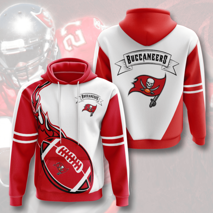 Tampa Bay Buccaneers 3D Hoodie