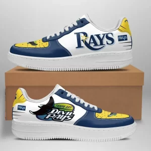 Tampa Bay Rays Nike Air Force Shoes Unique Baseball Custom Sneakers