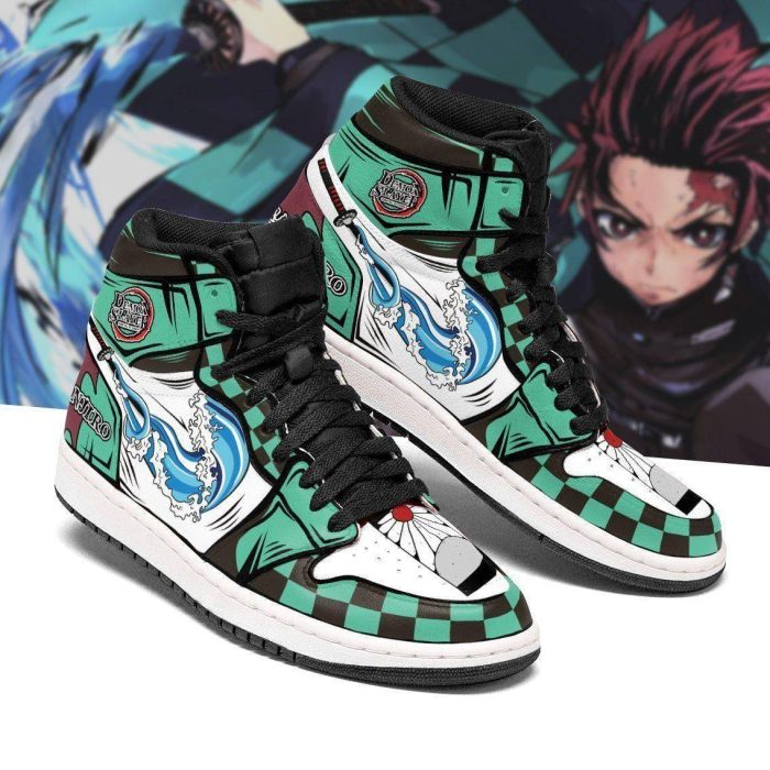 Tanjiro Sneakers Demon Slayer Anime Custom Shoes MN04