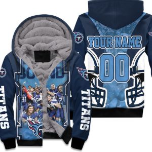 Tennessee Titans Afc South Champions Super Bowl 2021 Playoff Round Personalized Unisex Fleece Hoodie