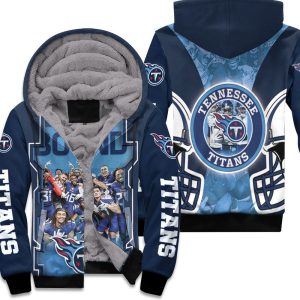 Tennessee Titans Afc South Champions Super Bowl 2021 Playoff Round Unisex Fleece Hoodie