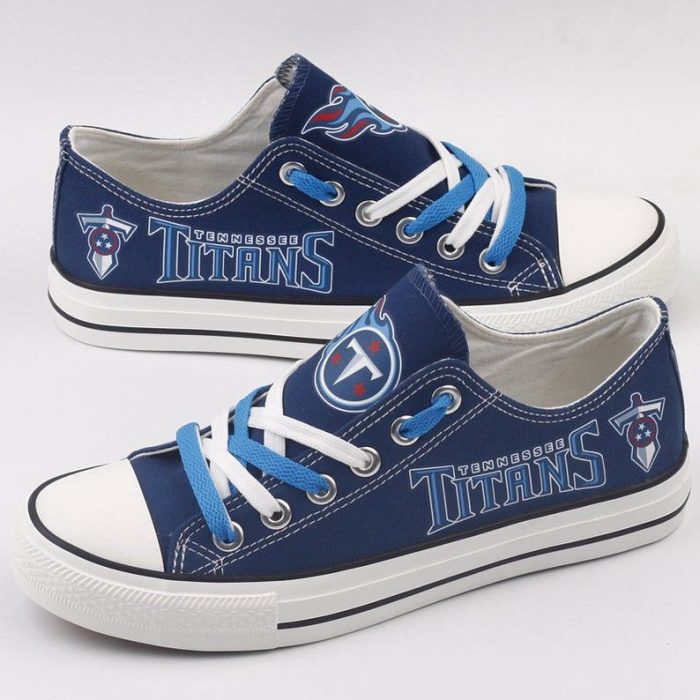 Tennessee Titans NFL Football 1 Gift For Fans Low Top Custom Canvas Shoes