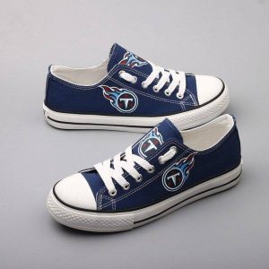 Tennessee Titans NFL Football 3 Gift For Fans Low Top Custom Canvas Shoes