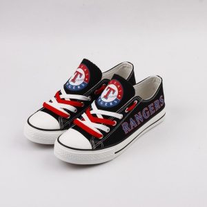 Texas Rangers MLB Baseball 1 Gift For Fans Low Top Custom Canvas Shoes