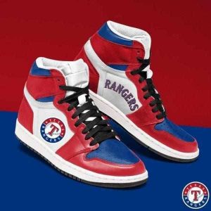 Texas Rangers MLB Baseball Air Jordan 1 Sport Custom Sneakers
