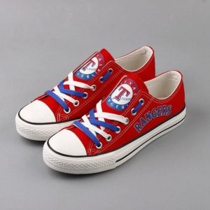 Texas Rangers MLB Baseball Gift For Fans Low Top Custom Canvas Shoes