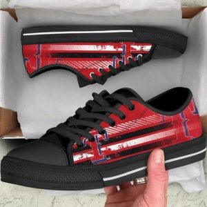 Texas Rangers Mlb Baseball Low Top Sneakers Low Top Shoes