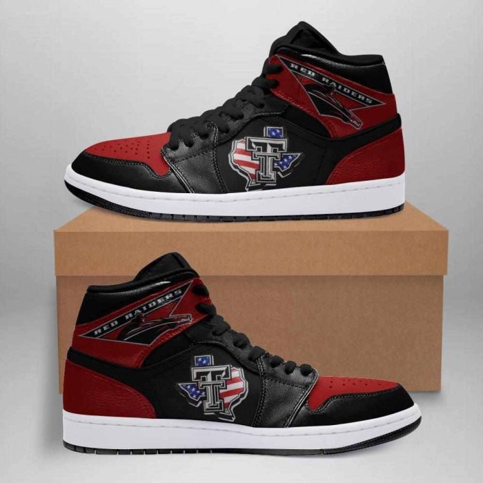 Texas Tech Air Jordan 1 Sport Custom Sneakers