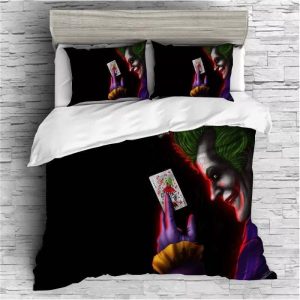 The Dark Knight Batman Joker Clown #2 Duvet Cover Pillowcase Bedding Set Home Bedroom Decor