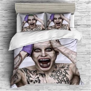 The Dark Knight Batman Joker Clown #4 Duvet Cover Pillowcase Bedding Set Home Bedroom Decor