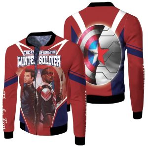The Falcon And The Winter Soldier Connection Fleece Bomber Jacket