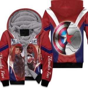 The Falcon And The Winter Soldier Connection Unisex Fleece Hoodie