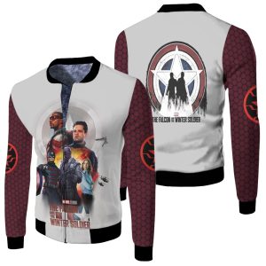 The Falcon And The Winter Soldier Finding Justice 1 Fleece Bomber Jacket