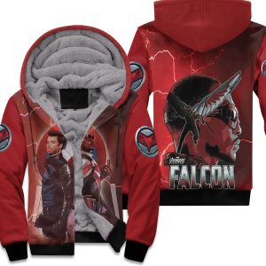 The Falcon And The Winter Soldier Real Power Of Fighting Unisex Fleece Hoodie