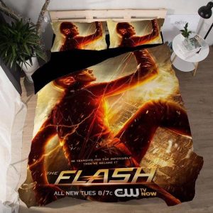 The Flash Barry Allen #1 Duvet Cover Pillowcase Bedding Set Home Decor