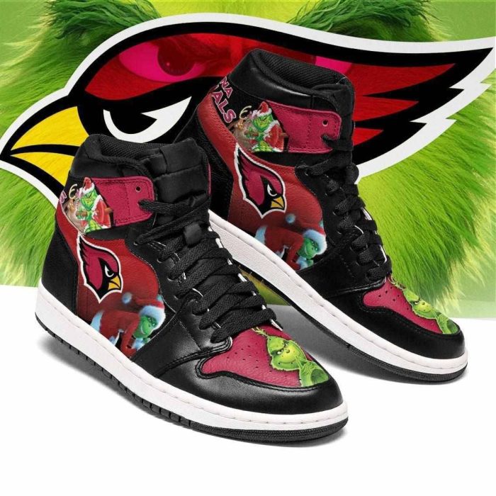 The Grinch Arizona Cardinals NFL Air Jordan 1 Sport Custom Sneakers