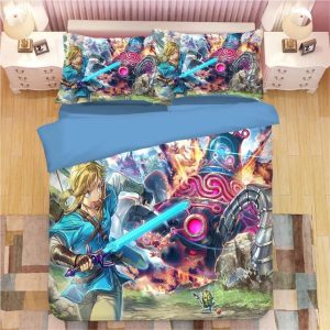 The Legend of Zelda Link #11 Duvet Cover Pillowcase Bedding Set Home Decor