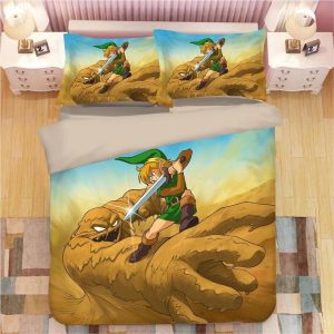 The Legend of Zelda Link #13 Duvet Cover Pillowcase Bedding Set Home Decor