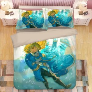 The Legend of Zelda Link #14 Duvet Cover Pillowcase Bedding Set Home Decor