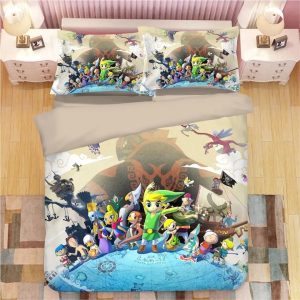 The Legend of Zelda Link #16 Duvet Cover Pillowcase Bedding Set Home Decor
