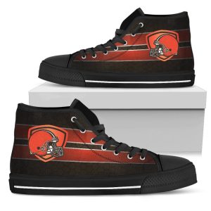 The Shield Cleveland Browns NFL Custom Canvas High Top Shoes