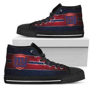 The Shield New York Giants NFL Custom Canvas High Top Shoes