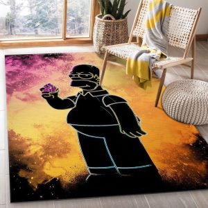 The Simpsons Area Rug Rugs For Living Room And Bedroom Rug Home Decor