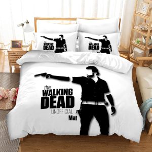 The WalKing  Dead #3 Duvet Cover Pillowcase Bedding Set Home Bedroom Decor