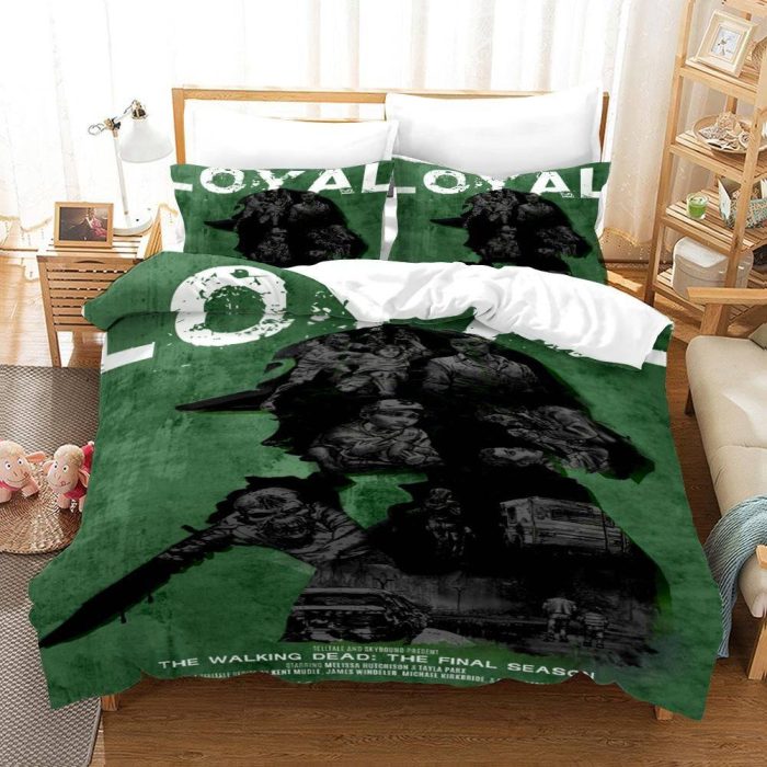 The WalKing  Dead #5 Duvet Cover Pillowcase Bedding Set Home Bedroom Decor