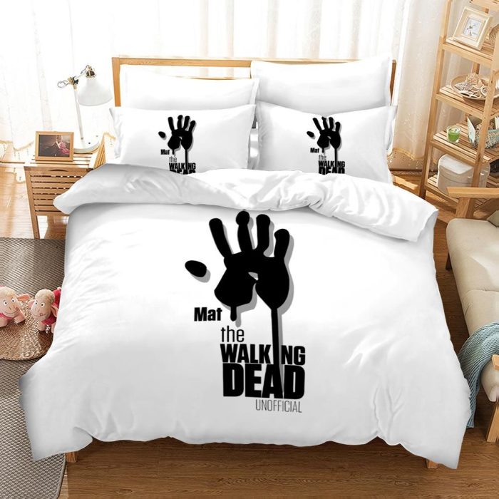 The WalKing  Dead #6 Duvet Cover Pillowcase Bedding Set Home Bedroom Decor