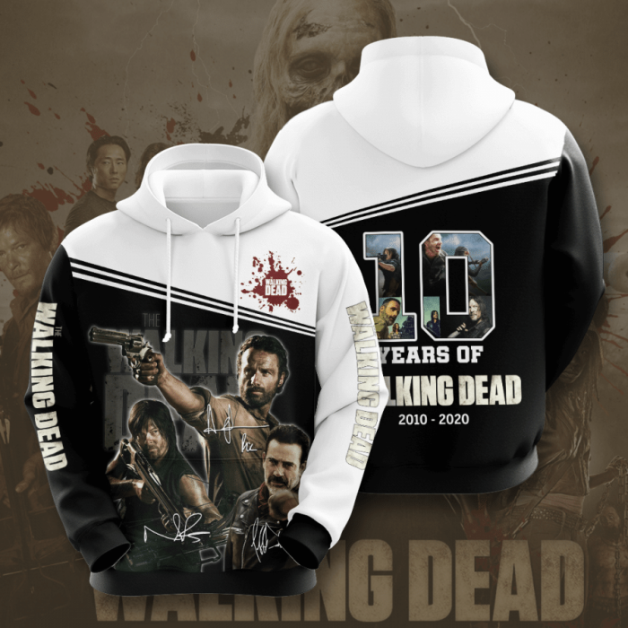 The Walking Dead 3D Hoodie