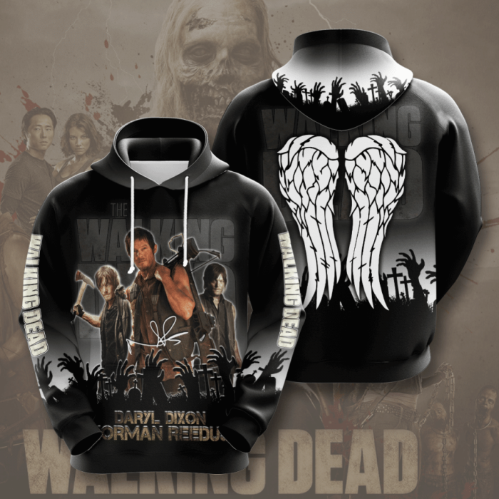 The Walking Dead 3D Hoodie