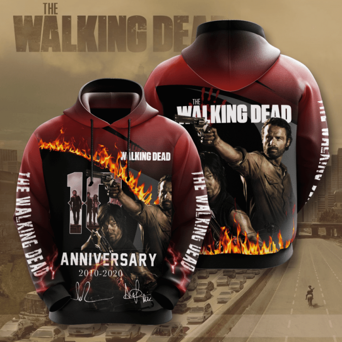 The Walking Dead 3D Hoodie