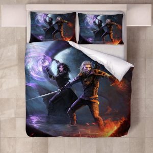 The Witcher #2 Duvet Cover Pillowcase Bedding Set Home Bedroom Decor