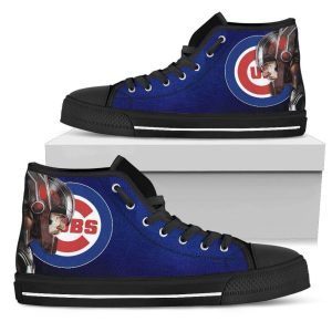 Thor Chicago Cubs MLB Custom Canvas High Top Shoes