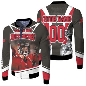 Tom Brady 12 Nfc South Division Tampa Bay Buccaneers Super Bowl 2021 Personalized Fleece Bomber Jacket