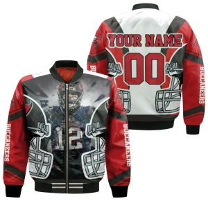 Tom Brady 12 Tampa Bay Buccaneers Nfc South Division Champions Super Bowl 2021 Personalized Bomber Jacket