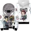 Tomioka Giyu Kimetsu No Yaiba Unisex Fleece Hoodie