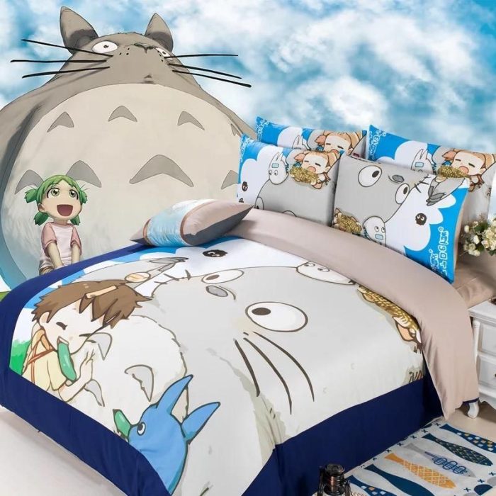 Tonari no Totoro #11 Duvet Cover Pillowcase Bedding Set Home Decor