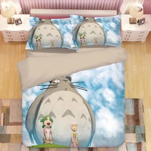 Tonari no Totoro #12 Duvet Cover Pillowcase Bedding Set Home Decor
