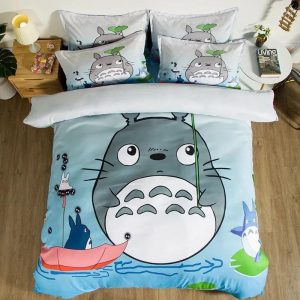 Tonari no Totoro #13 Duvet Cover Pillowcase Bedding Set Home Decor