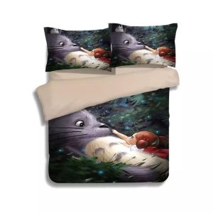 Tonari no Totoro #14 Duvet Cover Pillowcase Bedding Set Home Decor