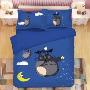 Tonari no Totoro #15 Duvet Cover Pillowcase Bedding Set Home Decor