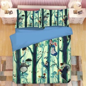 Tonari no Totoro #17 Duvet Cover Pillowcase Bedding Set Home Decor