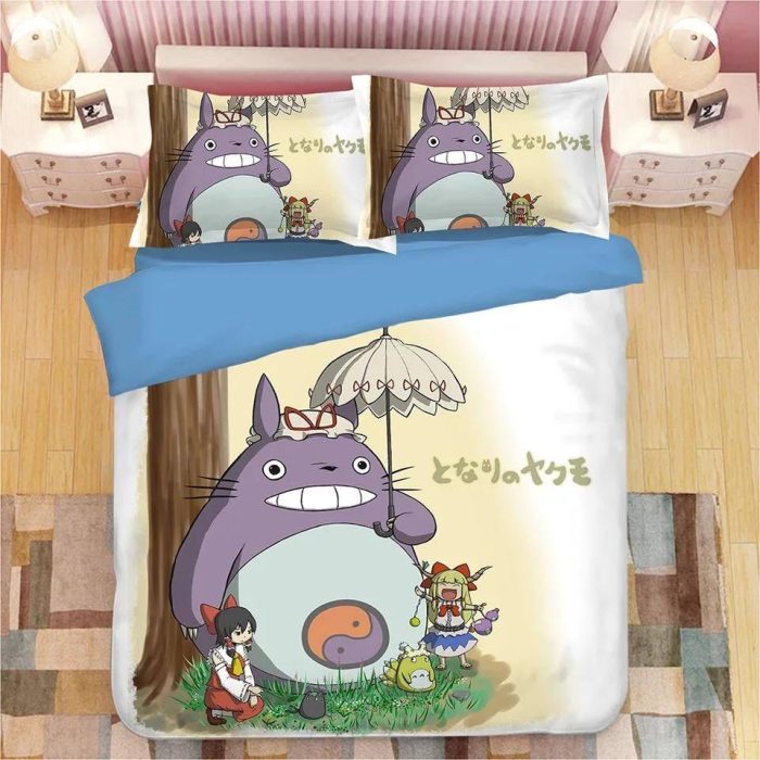 Tonari no Totoro #18 Duvet Cover Pillowcase Bedding Set Home Decor