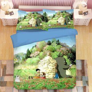 Tonari no Totoro #19 Duvet Cover Pillowcase Bedding Set Home Decor