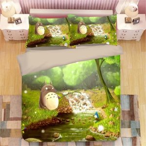 Tonari no Totoro #21 Duvet Cover Pillowcase Bedding Set Home Decor
