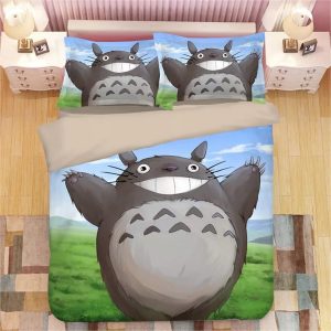 Tonari no Totoro #22 Duvet Cover Pillowcase Bedding Set Home Decor