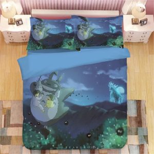 Tonari no Totoro #24 Duvet Cover Pillowcase Bedding Set Home Decor