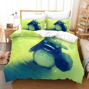 Tonari no Totoro #32 Duvet Cover Pillowcase Bedding Set Home Decor